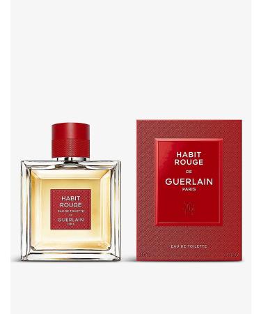 GUERLAIN Habit Rouge For Men Eau De Toilette Spray 3.4 Ounce - Buy Online on GoSupps.com