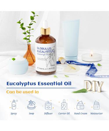 HIQILI 100ML Eucalyptus Essential Oil & 150ML Bamboo Fragrance Oil for DIY Diffuser - Buy Online on GoSupps.com