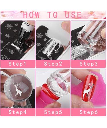 NICENEEDED Nail Art Stamping Kit - 16 Nail Stamp Templates, 2 Stampers, 2 Scrapers - Nail Art Tool Set for Decoration - Buy Online on GoSupps.com