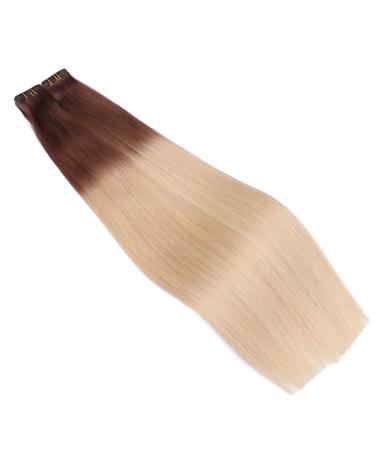 Tape In Hair Extensions #4/60 Ombre - 40cm - 100% Remy Real Hair - 40 Bricks 4cm Wide - Tress by Novon Hair Extensions - International Shipping Available - Buy Online on GoSupps.com
