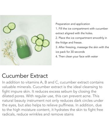 Buy Ice Scooters for Face | Silicone Facial Scooters & Ice Rollers for Skin Care - DIY Facial Care Tools (Green Striped) - Buy Online on GoSupps.com