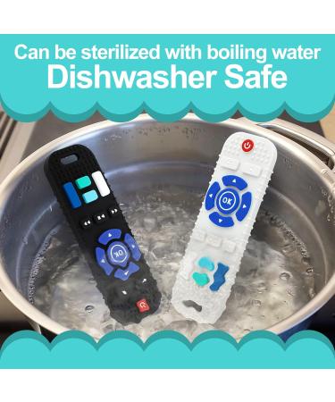 2 Pack PRONY Silicone Remote Control Teething Toys for Baby 3+ Months - Sensory Teether for Toddler Boy and Girl - Buy Online on GoSupps.com