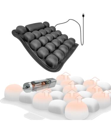 YUNYEUNG Electric Massage Wheelchair Cushions for Pressure reliefUlcer & Pressure Sore Prevention - Pain Relief Cushion for Extended Sitting Air Seat Cushions