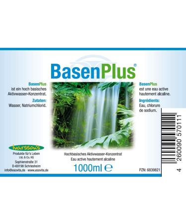 Buy Basenplus Base Water 3L - Active Water for pH Balance | International Shipping Available - Buy Online on GoSupps.com
