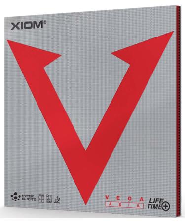 XIOM Vega Asia Table Tennis Rubber Black 2.0mm