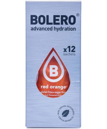 Buy Bolero Drinks Red Orange 12x9g - Sugar-Free Flavor for Hydration | International Shipping Available - Buy Online on GoSupps.com