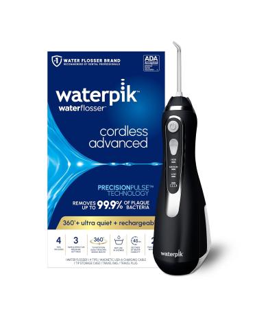 Waterpik Cordless Advanced Water Flosser For Teeth - Black