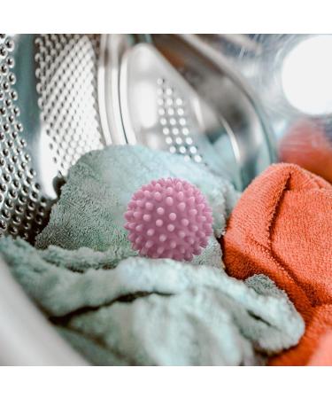 Dryer Balls Laundry | Washing Balls - Reusable Washing Machine Dryer Cleaning Soften Clothes Wash Ball Zorq Pink - Buy Online on GoSupps.com
