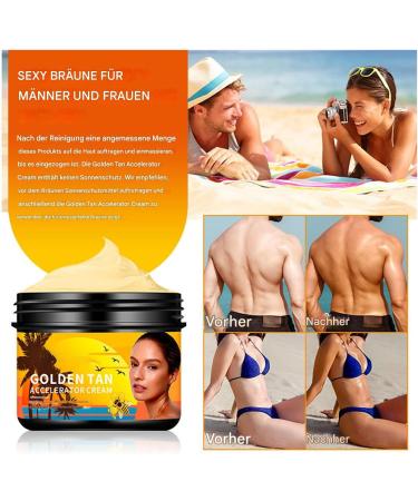 Selftanning lotion instant tanning face natural tanning cream for face and body for women and men 40 g black cream - Buy Online on GoSupps.com
