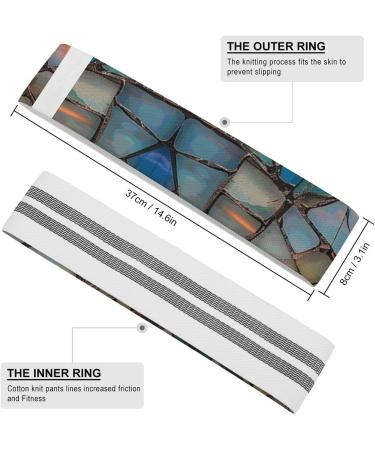 Buy Night at Sunset Printed Resistance Bands - Elastic & Fabric Exercise Bands for Fitness - Buy Online on GoSupps.com