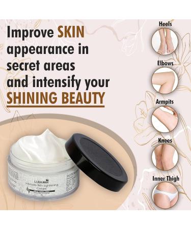 Intimate Area Lightening Cream for Men & Women - Natural Paraben Free | Dark Skin Underarms Bikini Thighs & Bum | 50g - Buy Online on GoSupps.com