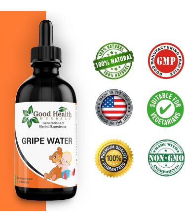 Good health Herbals Gripe Water Eases Infant Colic  Hiccup  Gas Relief  Stomach Discomfort. Free from Dyes  Parabens  Preservatives. (4oz.) - Buy Online on GoSupps.com