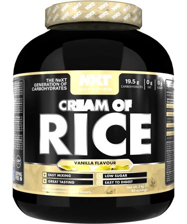 NXT Nutrition Cream of Rice 2kg - 80 Servings (Vanilla) | Shop Now - Buy Online on GoSupps.com