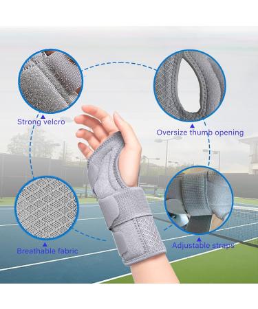 Paskyee Adjustable Carpal Tunnel Wrist Bandage for Pain Relief - Left Hand S/M for Men & Women - Arthritis & Tendon Inflammation Support - Buy Online on GoSupps.com