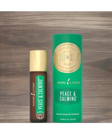 Young Living Peace & Calming Essential Oil Roll-On - 10ml Uplifting Citrus & Calming Floral Blend - Blue Tansy Orange Tangerine Patchouli Ylang Ylang - Buy Online on GoSupps.com