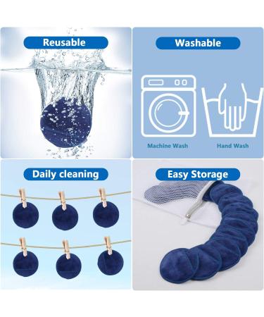 Kinhwa Slimming Pads - 14 Washable & Reusable Microfiber Makeup Remover Towels | Soft Sustainable Facial Cleaning Cloths - Buy Online on GoSupps.com