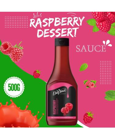 DaVinci Topping Sauces Pick N Mix - Choose From 4 Flavours |Raspberry Dessert Toffee with Devon Cream Gourmet Belgian Chocolate Gourmet Strawberry - Pack of 2 x 500g 500 g (Pack of 2) - Buy Online on GoSupps.com