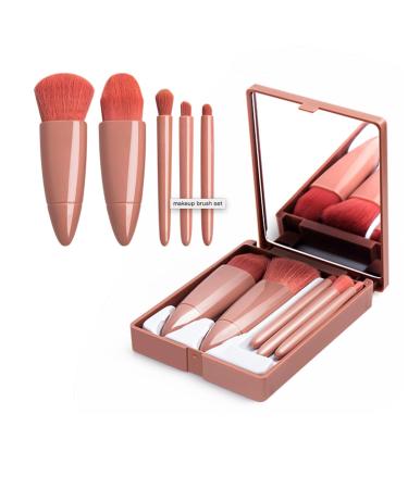 Travel Makeup Brush Set - 5pcs Mini Cosmetic Brushes Kit with Mirror & Bag | The Lip Bar Mascara (Pink) - Perfect for International Shipping - Buy Online on GoSupps.com