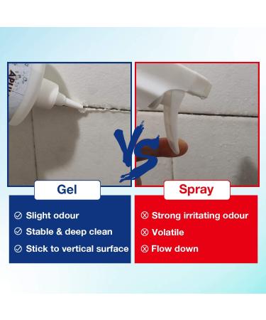 APULITO Home Mold Stain Cleaning Gel - 10 Fl Oz - Bathroom & Kitchen Mildew Cleaner - Buy Online on GoSupps.com