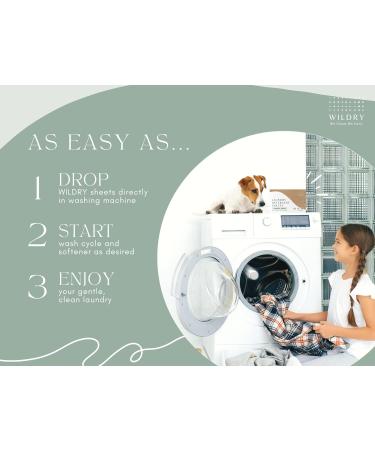 Liquidless Laundry Detergent Sheets - Eco-friendly Bamboo Fresh Scent | 60 Sheets 100% Plastic-free Biodegradable & Hypoallergenic - Buy Online on GoSupps.com