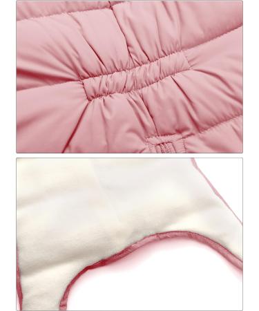Happy Cherry Baby Winter Pants - Infant Boys Girls Snow Bib Trousers | Toddler Windproof Snowsuit Bottoms with Elastic Waist and Zipper | Pink Outerwear Clothes - Buy Online on GoSupps.com