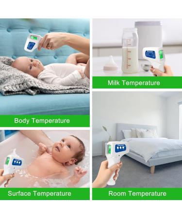 2 Pack Berrcom No Touch Forehead Thermometer NA Distributed and Packaged by Easy Home - Thermometer for Digital Body Temperature Measurement for Adult and Kid - Buy Online on GoSupps.com
