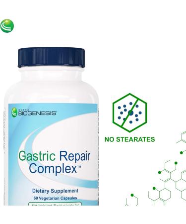 Nutra Biogenesis Gastric Support Complex - DGL Licorice Supplement Deglycyrrhizinated Licorice Root Extract for Maximum Absorption Digestion Support with Mastic Gum Aloe & Bismuth - 60 Capsules - Buy Online on GoSupps.com