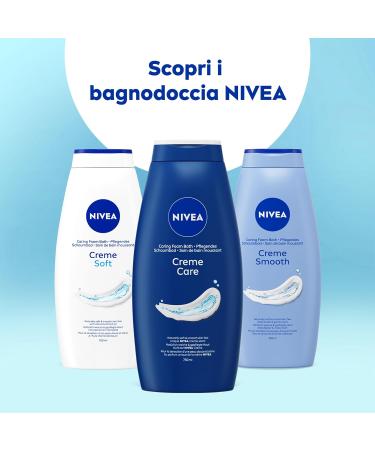  NIVEA NIVEA Creme Care Shower Gel 750ml Cleansing and Nourishing Cream Soap Shower Cream enriched with vitamins C and E and nourishing oils with the classic NIVEA Creme fragrance - Buy Online on GoSupps.com