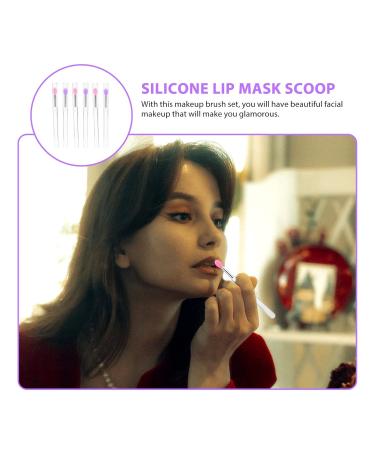 24 Pcs Silicone Lip & Eyeshadow Brush Set - Makeup Supplies for Perfect Lipstick & Eyeshadow Application - Cosmetic Accessories - Buy Online on GoSupps.com