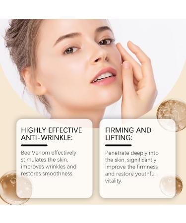 Bee Venom Serum Bee Venom For Face And Neck With Collagen Wrinkle Removal And Firming Moisturizing Lifting Natural Bee Venom For All Skin Types Bee Venom Essential Oil For Men And Women(2 PCS) - Buy Online on GoSupps.com