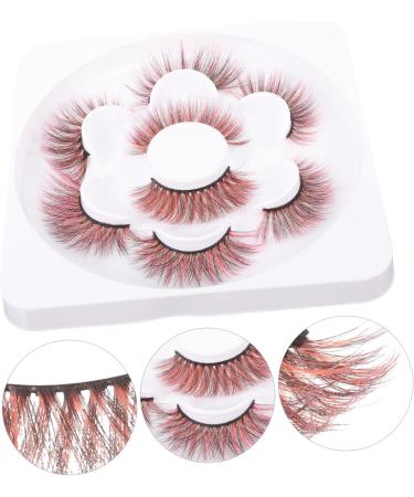 minkissy 4 Pairs Faux Lashes Faux Eyelashes Wedding Nupec Natural False Eyelashes Natural Fake Lashes Women False Eyelashes False Eyelashes Fluffy Make up Fake Eyelashes Miss Imitation - Buy Online on GoSupps.com