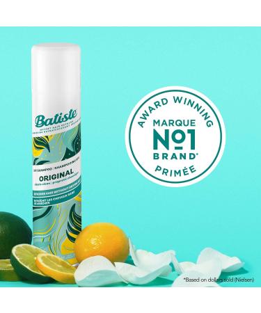 Batiste Dry Shampoo Spray Original + Tropical Scent 200-ml (Packaging may vary) - Buy Online on GoSupps.com