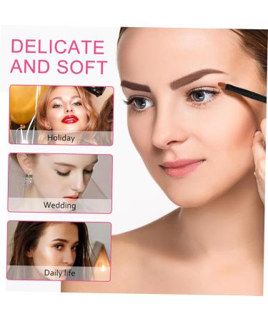 Beavorty 10pcs Nose Shadow Brush Creme Eyeshadows Face Powder Brush Single-head Brush Eyebrow Brush Flat Miss 13x0.8cm Black - Buy Online on GoSupps.com