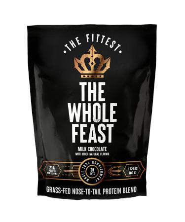 Whole Feast Carnivore Protein Powder/Delicious Cocoa Chocolate   Nose-to-Tail Organ Blend (Liver  Colostrum  Whole Bone  Heart)  Strength Makes All Other Values Possible  | The Fittest