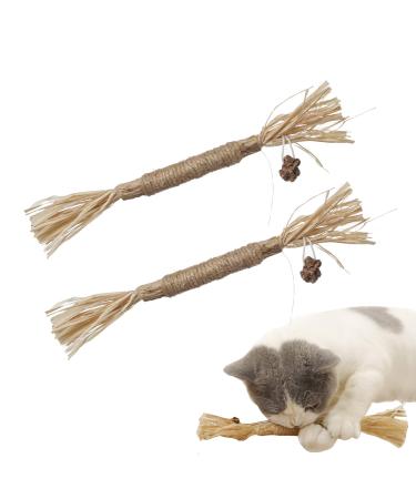Cat Toys Catnip Toy cat chew Toy cat Kicking silvervine Stick Teeth Cleaning Cute Kitten Teething Indoor Interactive Cat toy chewing stick