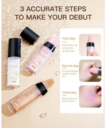 MIRORA Fairy Highlight Puff Stick - Multi-Functional Shimmer Powder (03 Gold Brown) - Buy Online on GoSupps.com
