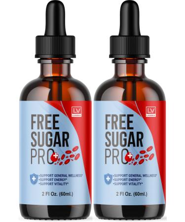 (2 Pack) Free Sugar Pro Free Sugar Pro Drops FreeSugar Pro Free Sugar Pro Drops Reviews Free Sugar Pro Liquid Drops Free Sugar Pro Bottle Free Sugar Pro Reviews 2 Bottles for 60 Days.