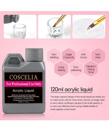 Acrylic Nail Kit for Beginners | Complete Set with Drill & UV Light | Professional Acrylic Powder & Glitter Decorations | Perfect Gift for Women - Buy Online on GoSupps.com