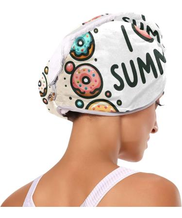 Cute Color Dots Hair Towel 2 Pack | Super Absorbent Quick Dry Turbans for Women & Girls - Perfect for Effortless Hair Drying - Buy Online on GoSupps.com