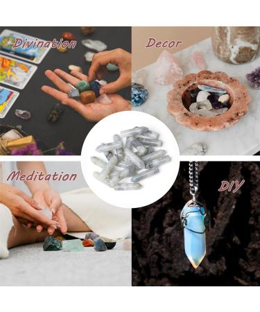 MAIBAOTA Moonstone Healing Crystals Gifts Wands Hexagonal Pointed Gemstones Set Bulk for Women Beginner Chakra Stones Nature Reiki Spiritual Energy Balancing Protection Crystal 10pcs - Buy Online on GoSupps.com