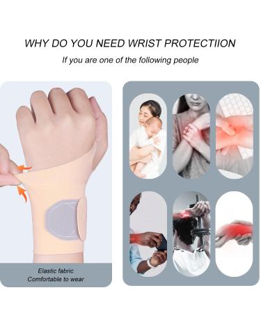 YUNYILAN Ultra-Thin Wrist Brace Support - 2 Pcs Compression Straps for Carpal Tunnel Arthritis & Tendonitis Pain Relief - Soft & Comfortable (Black - Buy Online on GoSupps.com