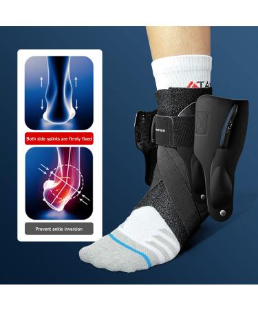Hocafer Left Ankle Brace for Women & Men - Support for Sprained Achilles Tendon, Injury Recovery - Ideal for Running, Basketball, Football - Size M Left - Buy Online on GoSupps.com