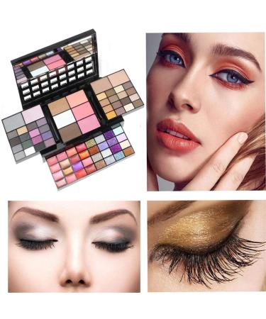 Pure VIE 74 Colors Makeup Kit - Professional Eye Shadow Concealer Rouge & Lip Gloss Palette for Personal & Professional Use - Buy Online on GoSupps.com