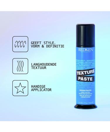 Redken Routine For Men Set of Shampoo and Styling Paste For a Fresh Scalp and Texture with Long Lasting Medium Hold Amino Mint Texture Paste - Buy Online on GoSupps.com