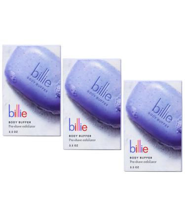 Billie Body Buffer Pre Shave Exfoliator 3.5 oz (Pack of 3)