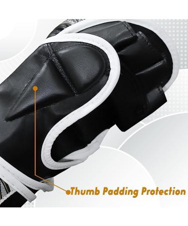 Mytra Fusion MMA Gloves | Open Palm Adjustable Wrist Support | Ideal for Grappling Cage Fighting & Combat Sports | S/M Black/Gold - Buy Online on GoSupps.com