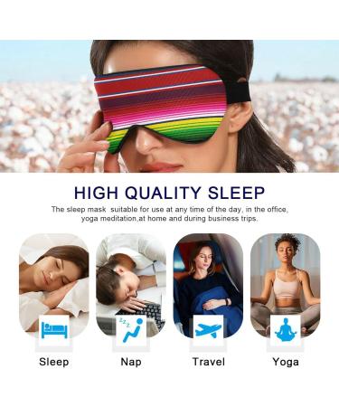 Adjustable Light Blocking Eye Mask for Deep Sleep | Haskirky Comfortable Sleep Mask for Travel, Yoga, Meditation | Men and Women - Buy Online on GoSupps.com