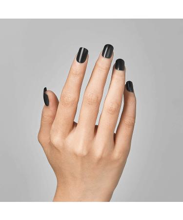 KISS imPRESS Gel Nail Kit - All Black Press-On Manicure with PureFit Technology | Includes Prep Pad, Mini File & 30 Nails - Buy Online on GoSupps.com