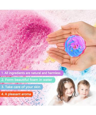 Unicorn Bath Bombs Gift Set for Kids with Surprise Inside - Handmade Bath Bombs for Girls - Perfect Birthday or Holiday Gift - Buy Online on GoSupps.com