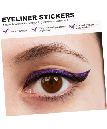 WOONEKY 18 Pairs Anti Sweat Eyeliner Stickers Adhesive Eye Line Sticker Eyeliner Decal Men Eyeliner Sticker - Buy Online on GoSupps.com